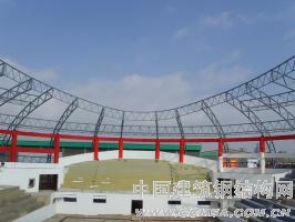新亚洲运动城网球训练馆钢结构、彩板制安工程