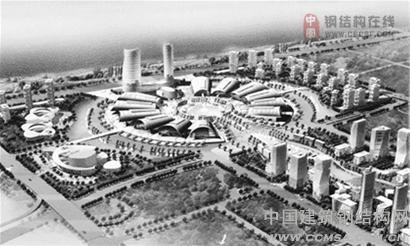 国际博览中心主馆封顶 武汉重回一线展会城市
