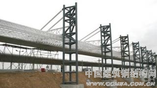 钢结构工程案例:胶济客运专线胶州北站