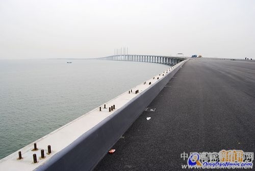 青岛跨海大桥6月通车 最新航拍图首家公布(图)