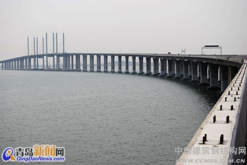 青岛跨海大桥6月通车 最新航拍图首家公布(图)