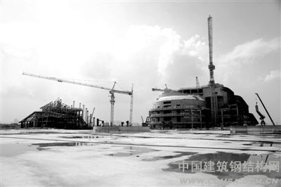 哈尔滨大剧院 钢结构工厂加工完成