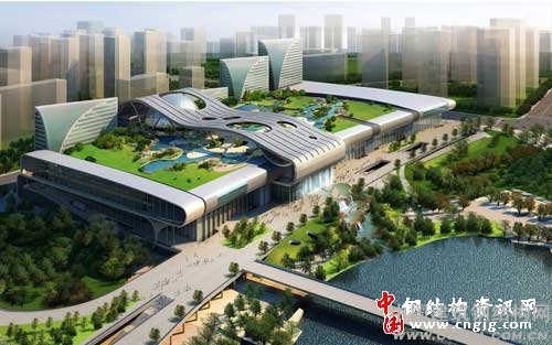 恒达钢构参建杭州国际博览中心钢结构工程