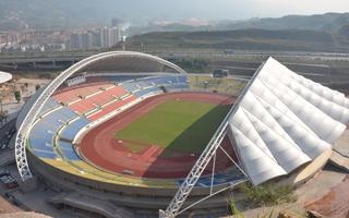 宝汇钢构承建的重庆北碚缙云文化体育馆